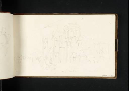 Joseph Mallord William Turner, ‘The Old and New Cathedrals, Brescia, with the Tower of the Broletto Palace’ 1819