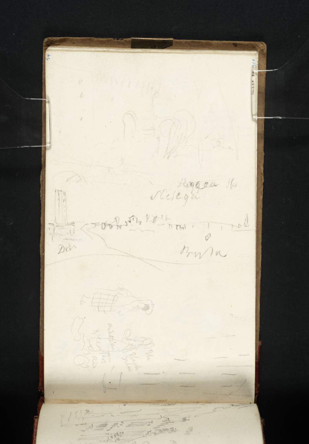 Figures and Buildings. ?Breschia [Turner]