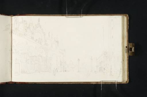 Joseph Mallord William Turner, ‘The Basilica of San Marco (St Mark's), Venice, with the Piazzetta Beyond and the Campanile Opposite’ 1819