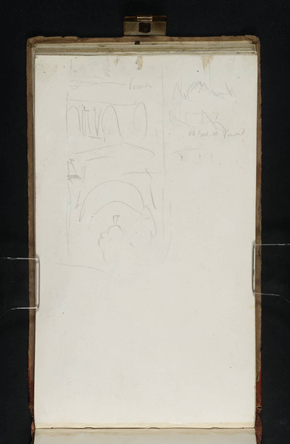 Various Sketches of Boats and Arches