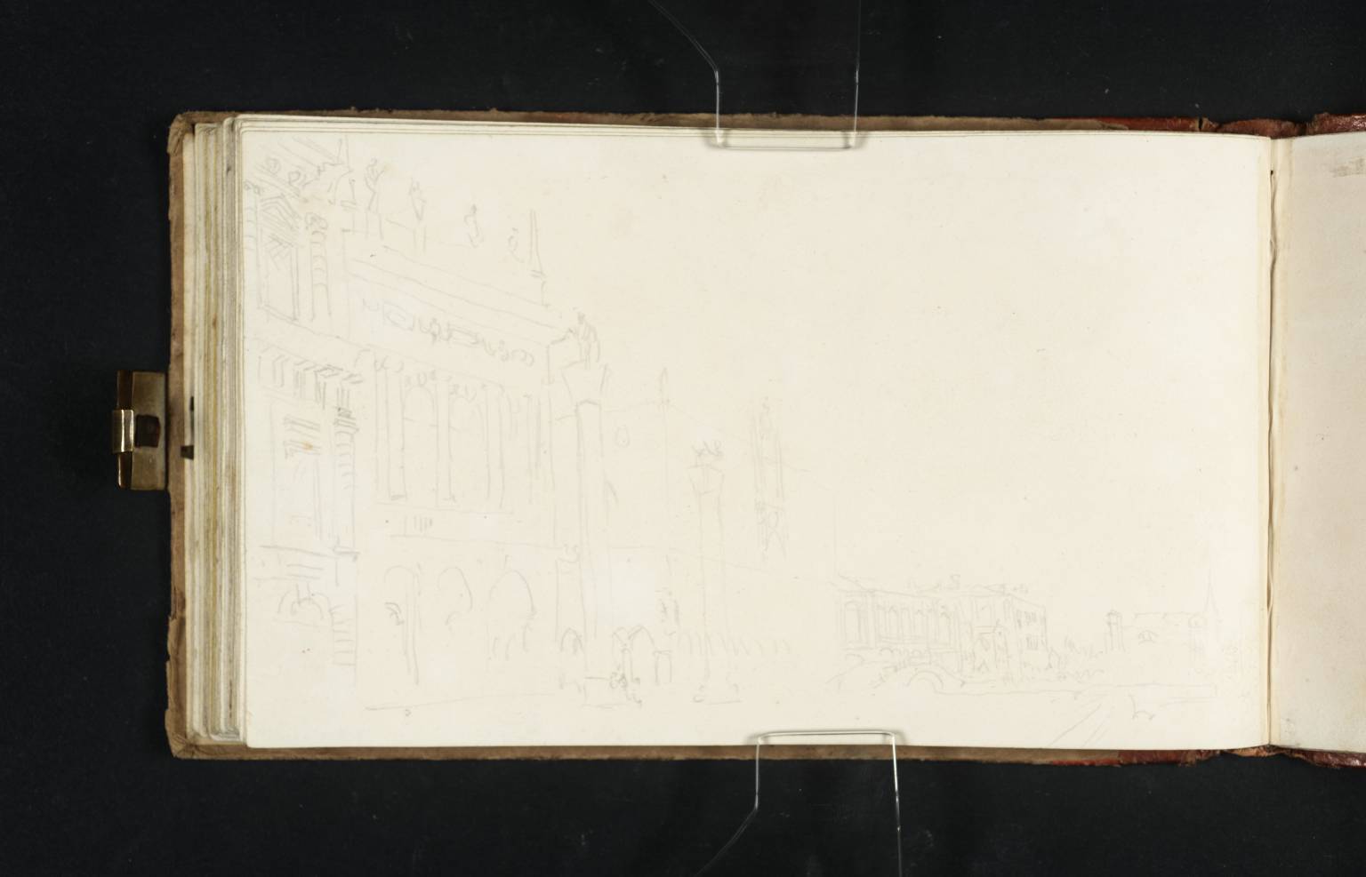 The Molo, with the Zecca, the Libreria Sansoviniana, and the Columns of the Piazzetta, Looking East along the Riva degli Schiavoni towards the Pieta