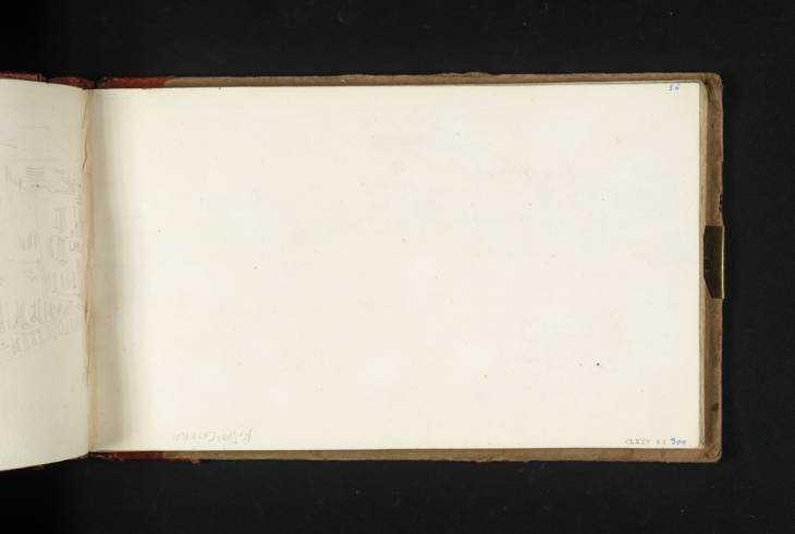 Joseph Mallord William Turner, ‘Inscription by Turner: Note of a Venetian Building’ 1819