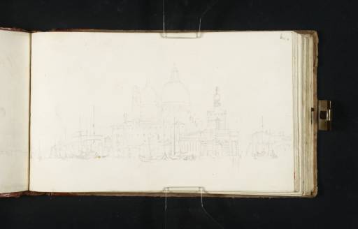 Joseph Mallord William Turner, ‘Santa Maria della Salute and the Dogana, Venice, from the Bacino, with the Redentore and San Giacomo on the Giudecca in the Distance’ 1819