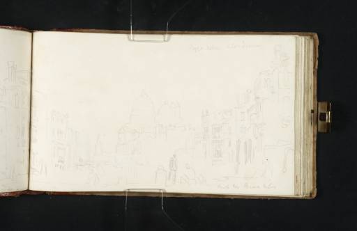 Joseph Mallord William Turner, ‘Santa Maria della Salute, Venice, Palaces on the Grand Canal and the Campanile of San Vidal, from the Campo della Carità’ 1819