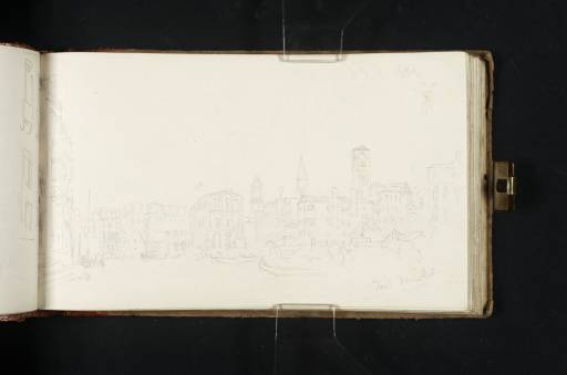 Joseph Mallord William Turner, ‘The Grand Canal, Venice, with the Pescaria, and the Fondaco dei Tedeschi in the Distance’ 1819