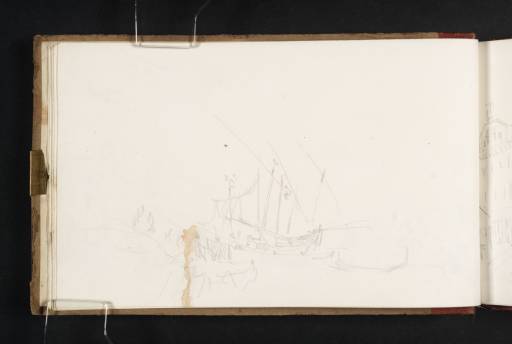 Joseph Mallord William Turner, ‘A Group of Venetian Fishing Boats, Perhaps off the Riva degli Schiavoni’ 1819