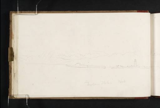Joseph Mallord William Turner, ‘Venice: Islands in the Lagoon with Mountains on the Mainland Beyond’ 1819