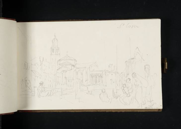 Joseph Mallord William Turner, ‘The Tolentini (Church of Nicolò da Tolentino), Venice, from the Bridge on the Rio dei Tolentini’ 1819