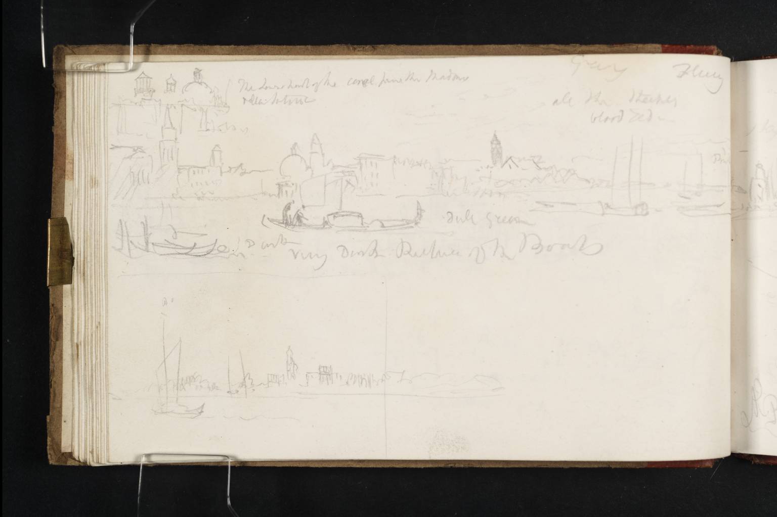 The Bacino looking East, with Sketches of the Sky