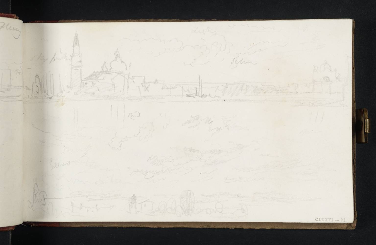 The Bacino looking East, with Sketches of the Sky