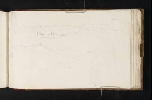 Joseph Mallord William Turner, ‘The Apennine Mountains from the Sanctuary of the Madonna di San Luca, Bologna’ 1819