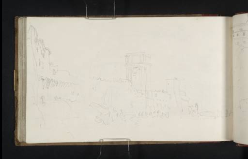 Joseph Mallord William Turner, ‘The Arch of Trajan and Harbour Wall at Ancona, South-West of the Arsenale’ 1819