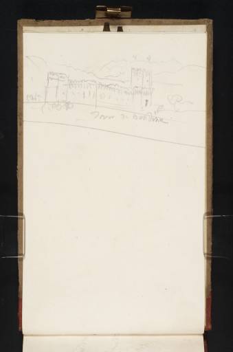 Joseph Mallord William Turner, ‘Castle of La Rancia near Macerata’ 1819