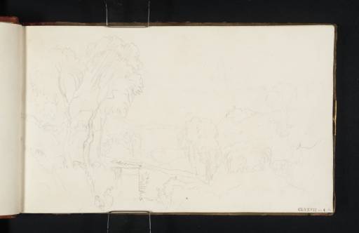 Joseph Mallord William Turner, ‘Landscape with a bridge, ?near Recanati’ 1819