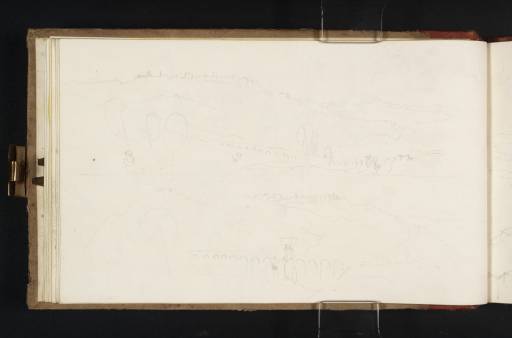 Joseph Mallord William Turner, ‘Two views of the Aqueduct south of Loreto, with Recanati in the Distance’ 1819