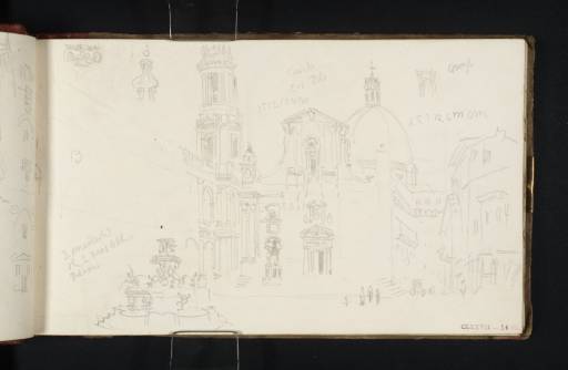 Joseph Mallord William Turner, ‘Piazza della Madonna, Loreto, with the Santuario della Santa Casa’ 1819