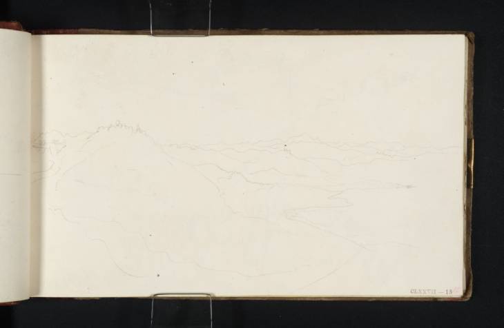 Joseph Mallord William Turner, ‘Distant view of the Apennines from ?Loreto’ 1819