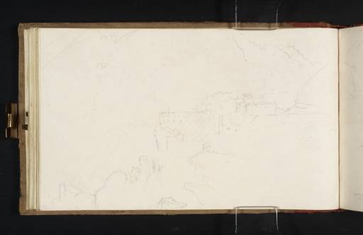 Joseph Mallord William Turner, ‘Buildings in the Apennine Mountains; ?Pale, near Foligno’ 1819