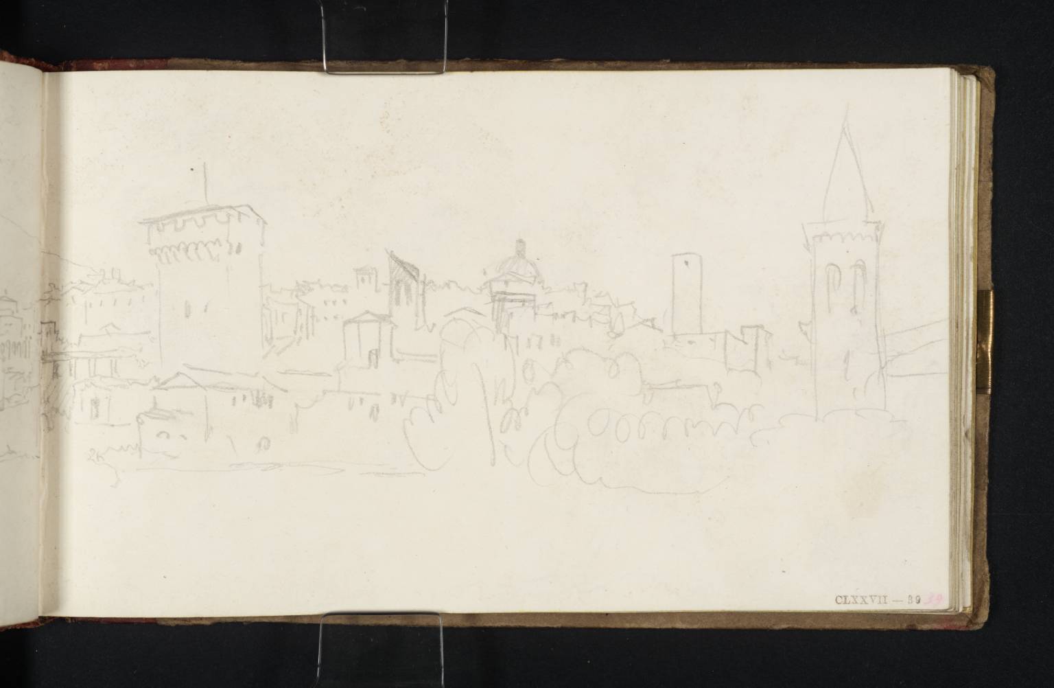 Spoleto, from across the River Tessino near the Present-Day Ponte Garibaldi