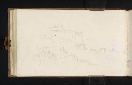 Joseph Mallord William Turner, ‘Buildings and a Bridge, ?Terni’ 1819