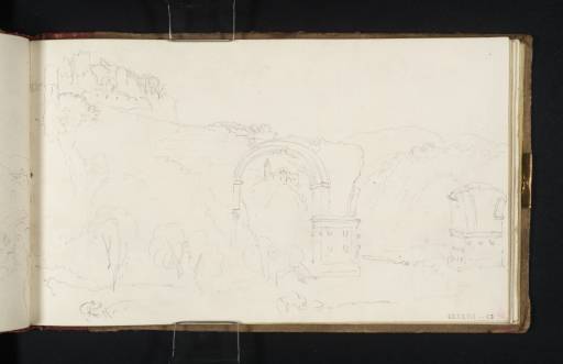 Joseph Mallord William Turner, ‘Bridge of Augustus, Narni’ 1819
