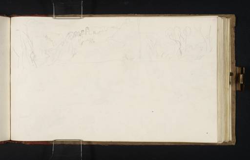 Joseph Mallord William Turner, ‘Two Views of Narni, from the Nera Gorge to the West’ 1819