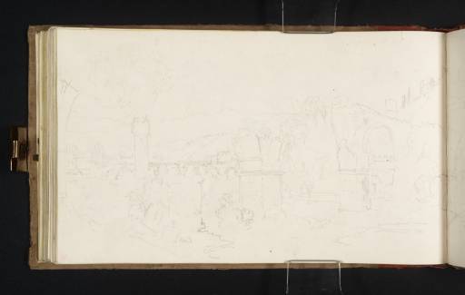 Joseph Mallord William Turner, ‘Bridge of Augustus and the Medieval Bridge, Narni’ 1819