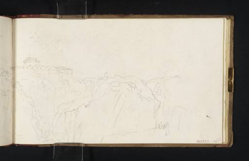 Joseph Mallord William Turner, ‘Civita Castellana, from the Ponte Clementino’ 1819