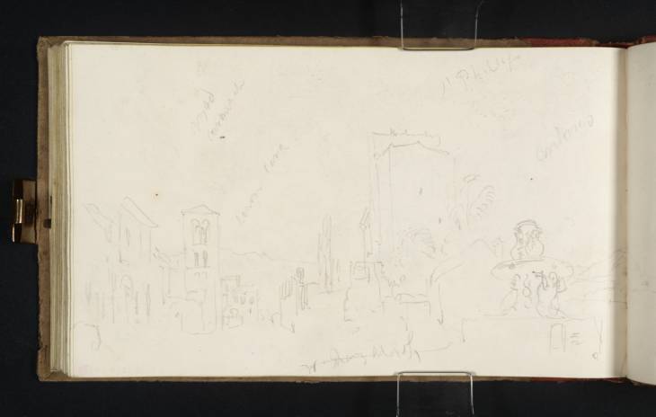 Joseph Mallord William Turner, ‘Civita Castellana with the Church of Santa Maria del Carmine’ 1819