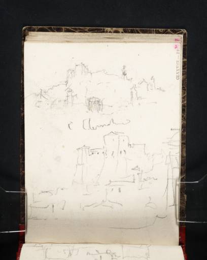 Joseph Mallord William Turner, ‘Fortified Buildings in ?San Clemente, near Rimini’ 1829