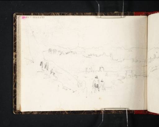 Joseph Mallord William Turner, ‘Towns and Figures in a Valley’ 1829