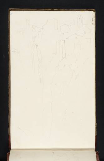 Joseph Mallord William Turner, ‘View of the Great Cascade near Ponte San Rocco, Tivoli’ 1819