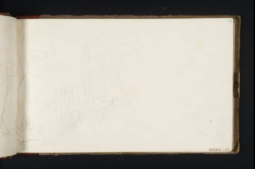 Joseph Mallord William Turner, ‘Gardens of the Villa d'Este, Tivoli’ 1819