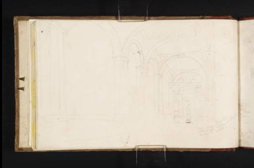Joseph Mallord William Turner, ‘Sketch of the Perspective of Raphael's Loggia in the Vatican: Study for 'Rome from the Vatican'’ 1819