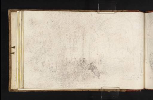 Joseph Mallord William Turner, ‘An Artist in the Vatican Loggia: Composition Study for 'Rome from the Vatican'’ 1819