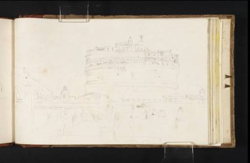 Joseph Mallord William Turner, ‘Castel Sant'Angelo, Rome, from the West’ 1819