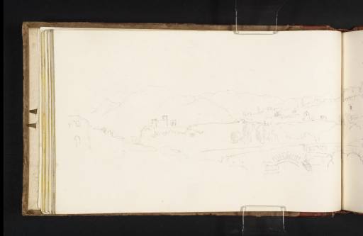 Joseph Mallord William Turner, ‘Distant View of Tivoli, from Ponte Lucano and the Tomb of the Plautii’ 1819