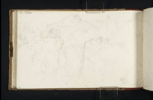 Joseph Mallord William Turner, ‘Tivoli, seen from the Valley’ 1819