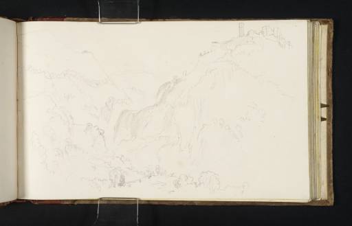 Joseph Mallord William Turner, ‘The Cascatelli, Tivoli, from the Valley’ 1819