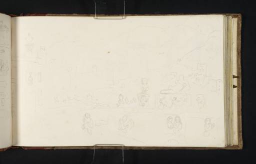 Joseph Mallord William Turner, ‘Antique Sculpture within a Garden at Tivoli’ 1819