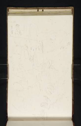 Joseph Mallord William Turner, ‘The So-Called Temple of Vesta, Tivoli, from the Valle d'Inferno’ 1819