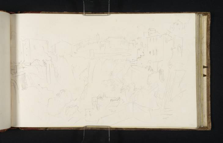 Joseph Mallord William Turner, ‘Grand Cascade at Tivoli, seen from the So-Called Temple of Vesta’ 1819