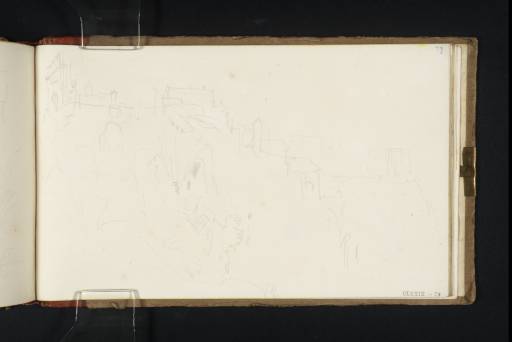 Joseph Mallord William Turner, ‘View of Tivoli, with the So-Called Temple of Vesta, from Monte Catillo’ 1819
