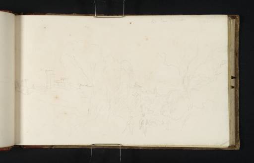 Joseph Mallord William Turner, ‘View of Tivoli from Monte Catillo, with the Rocca Pia’ 1819