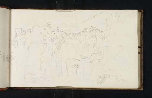 Joseph Mallord William Turner, ‘Ponte San Rocco and the Grand Cascade, Tivoli’ 1819