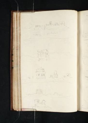 Joseph Mallord William Turner, ‘Five Sketches of Ruins near the Via Appia, Rome’ 1819