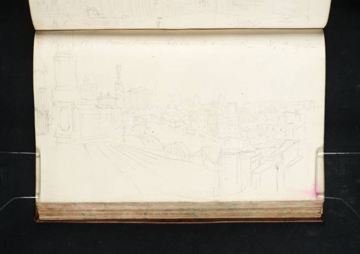 Joseph Mallord William Turner, ‘View of Rome from Trinità dei Monti’ 1819