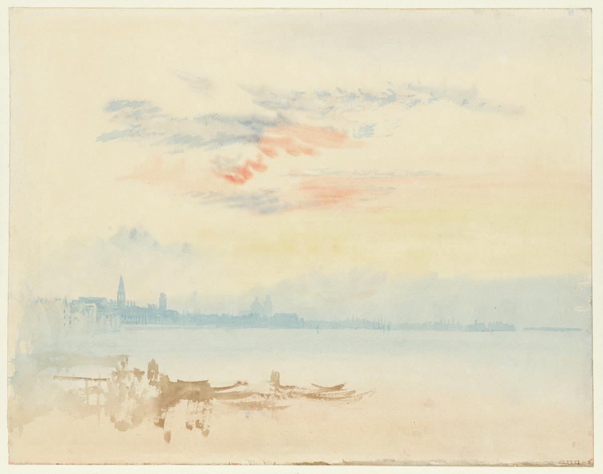 Joseph Mallord William Turner, ‘Venice: Looking East towards San Pietro di Castello - Early Morning’ 1819