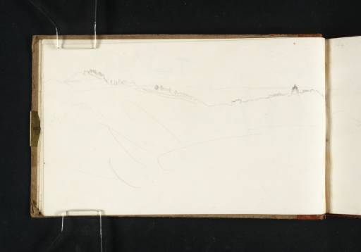 Joseph Mallord William Turner, ‘Lake of Albano, looking towards Castel Gandolfo’ 1819