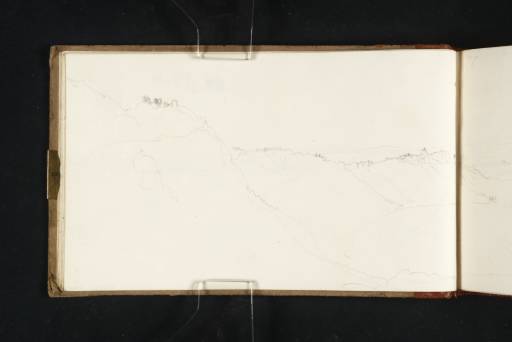 Joseph Mallord William Turner, ‘Lake Albano and Castel Gandolfo’ 1819